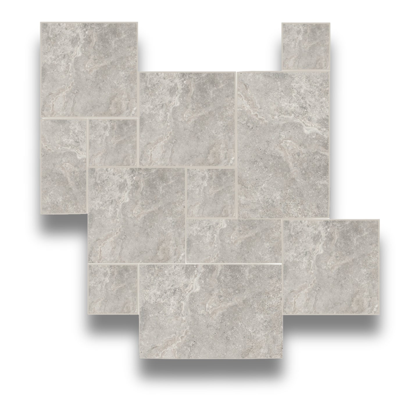 Pietra Rapolano Grey French Pattern