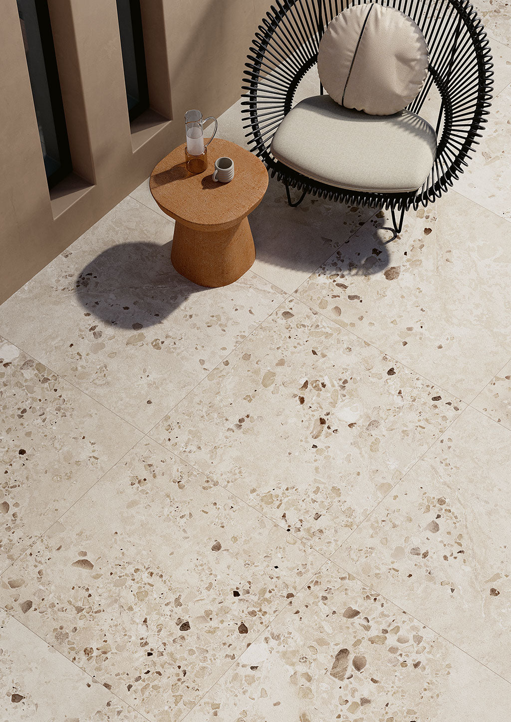 I Cocci Siciliani Bianco External 900x900mm