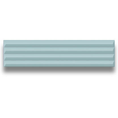 Volume Light Blue  3D Pyramid