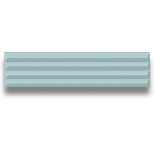 Volume Light Blue  3D Pyramid