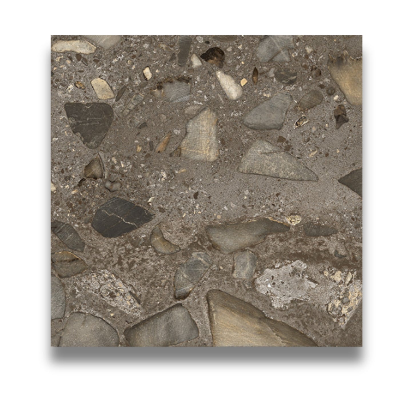 I Ciottoli Sassi Antracite Matt 604x604mm