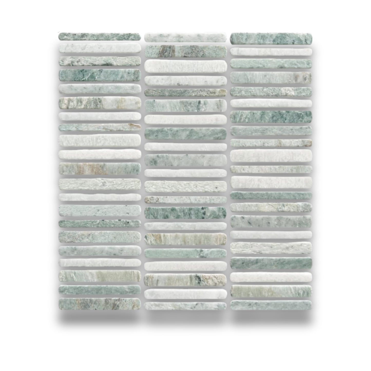 Minuet Ming Green Tumbled & Brushed Rounded KitKats