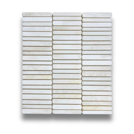 Minuet Thassos Tumbled & Brushed Rounded KitKats