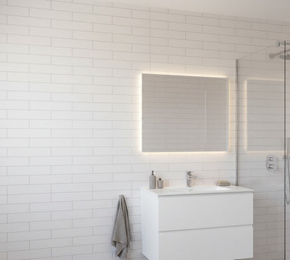 Basics White Satin 200x600mm