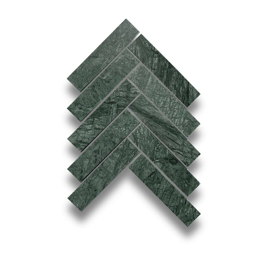 Ares Indian Green Herringbone