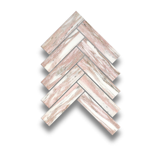 Ares Norwegian Pink Herringbone