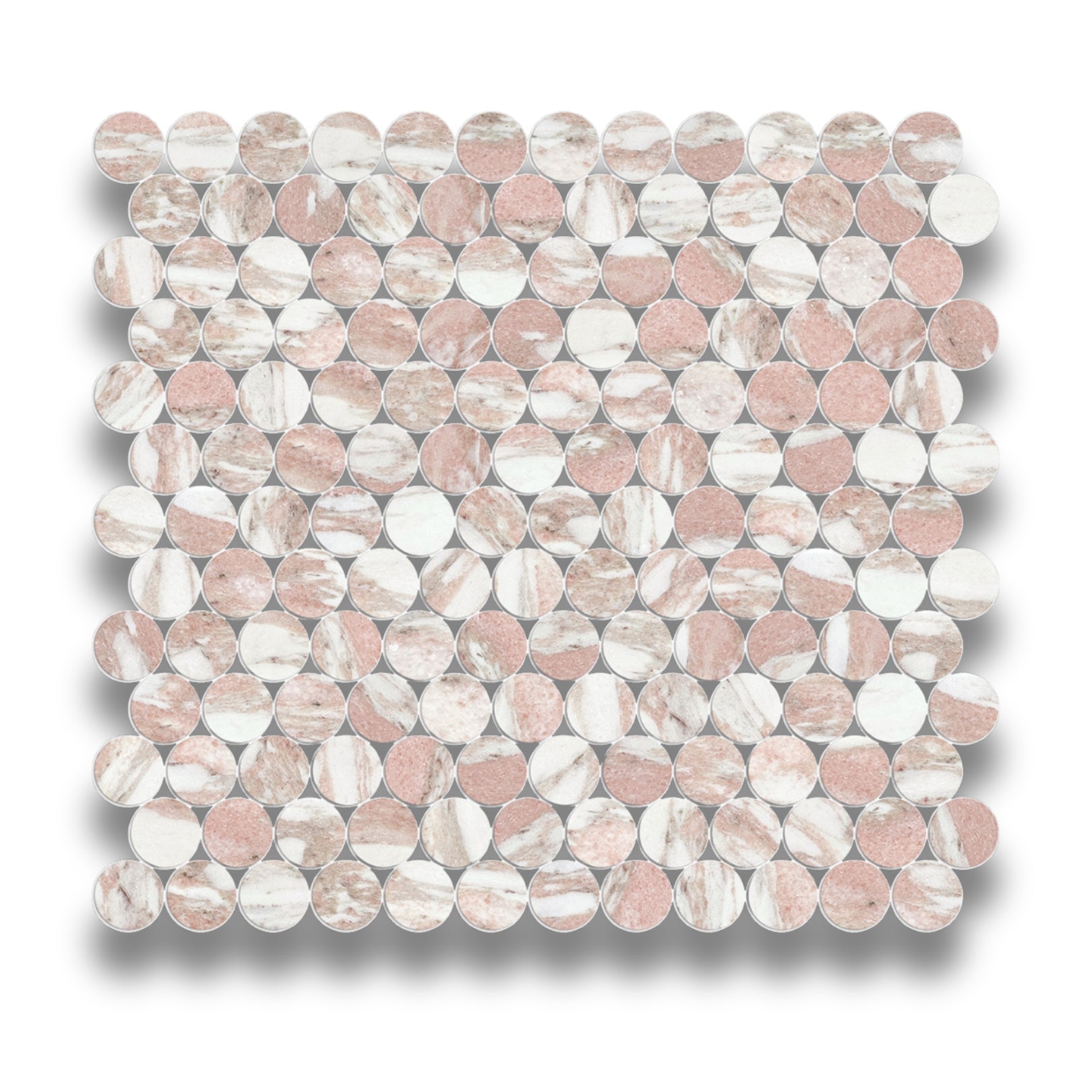 Ares Norwegian Pink Penny Round 23mm – Tile Bazaar