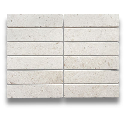 Ares White Limestone 50x200mm