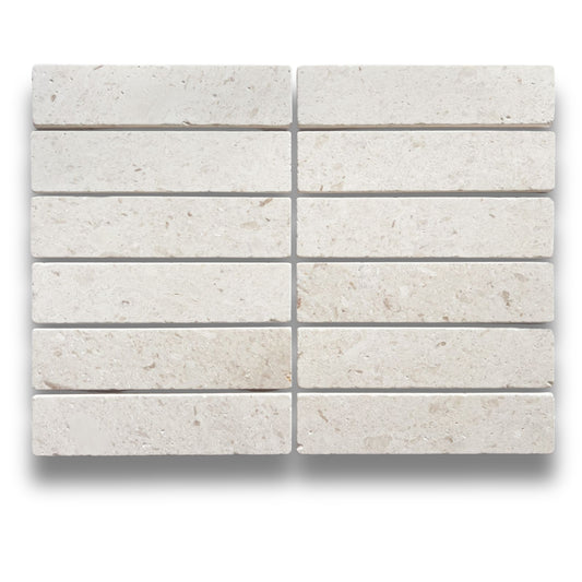 Ares White Limestone 50x200mm