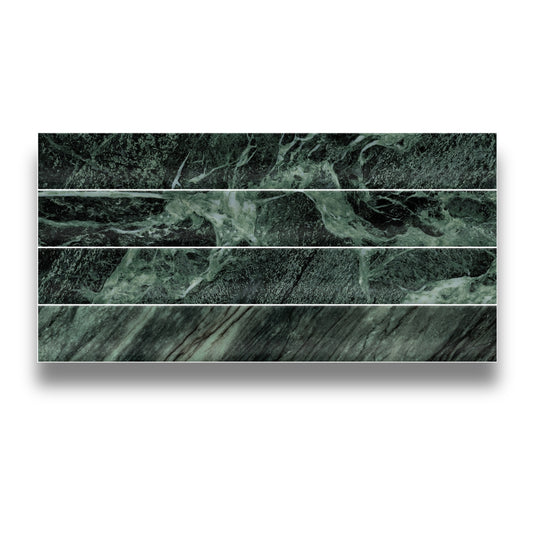 Amiga Green Concave Subway Satin