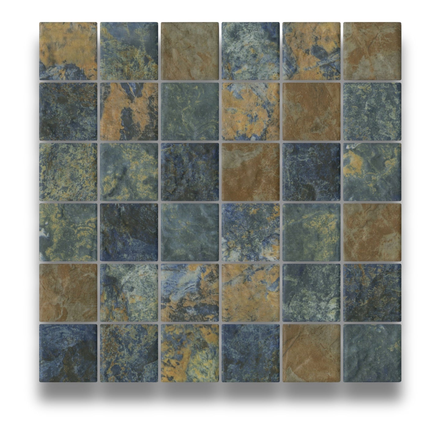 South Pacific Samoa Verdigris Mosaic