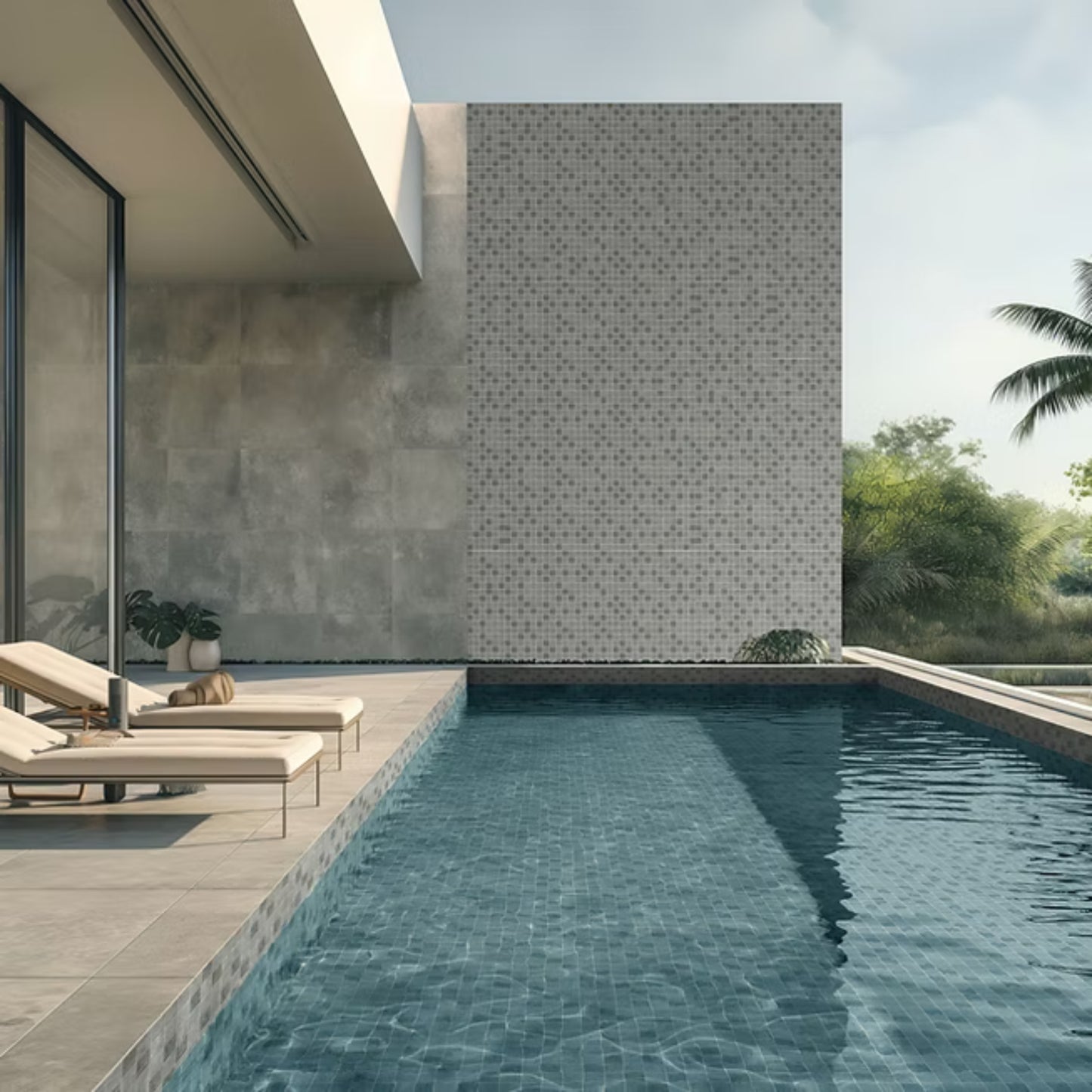 South Pacific Fiji Stone Grey Mosaic