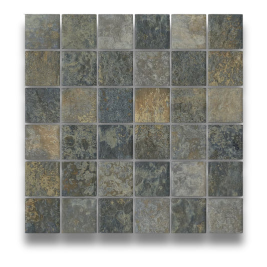 South Pacific Tahiti Drift Rock Blue Mosaic