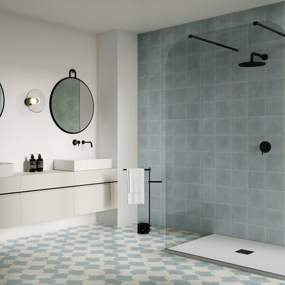 Audrey Blue Fan Decor