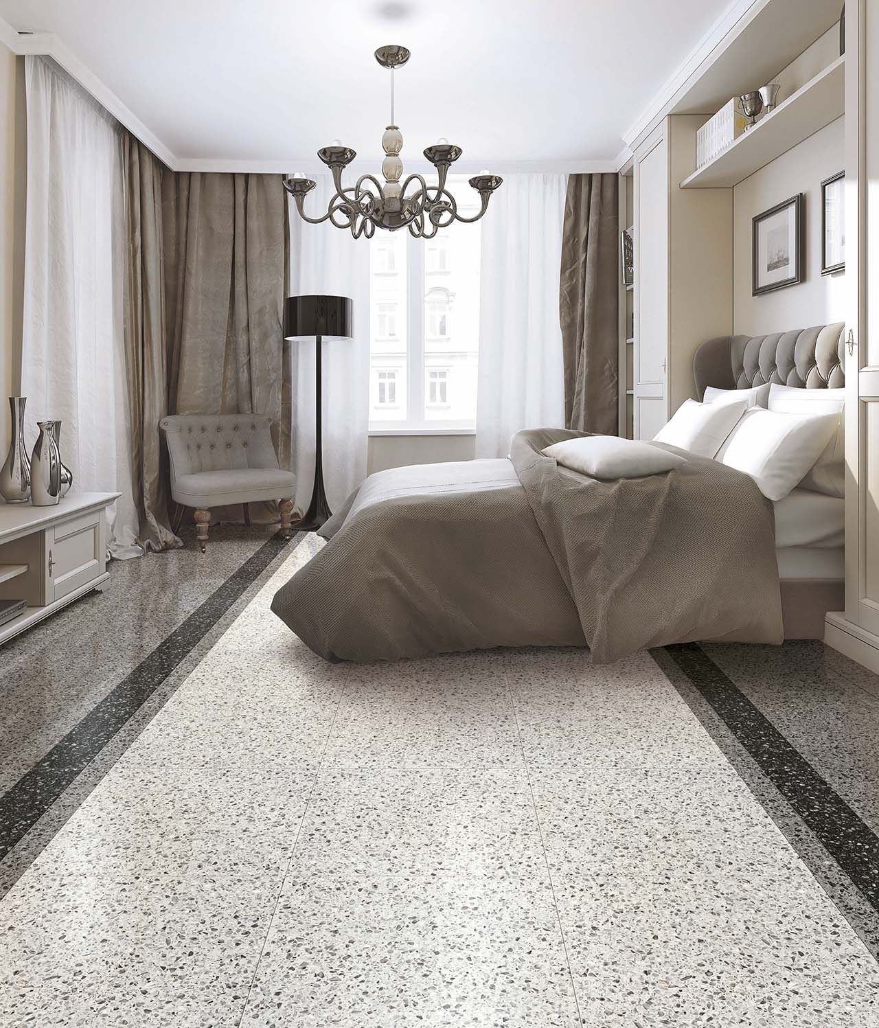 Terrazzo Venezia Gesso Polished 600x1200mm