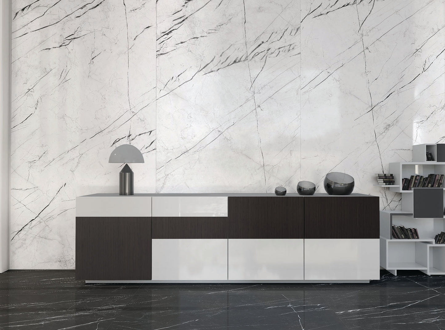 Superb Marble Marquina Black 600x600mm