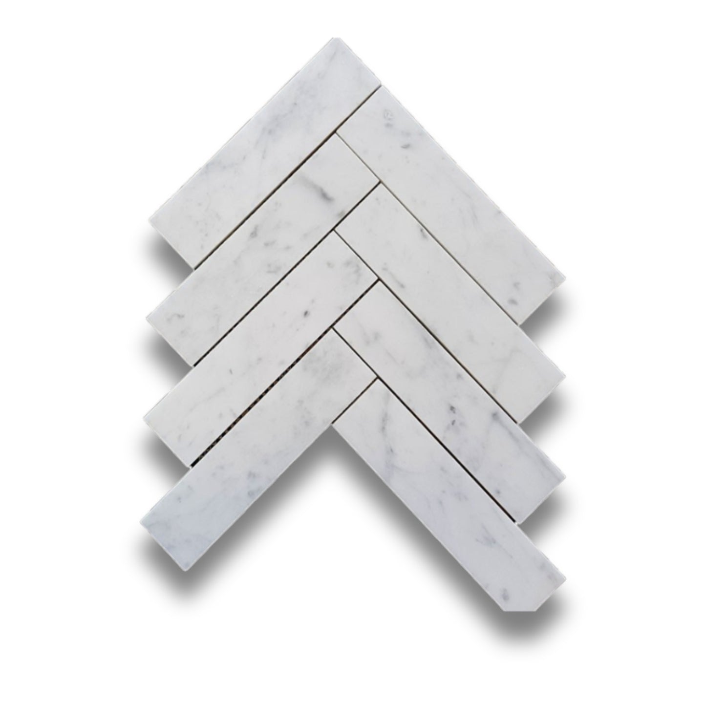 Carrara Herringbone 50x200mm