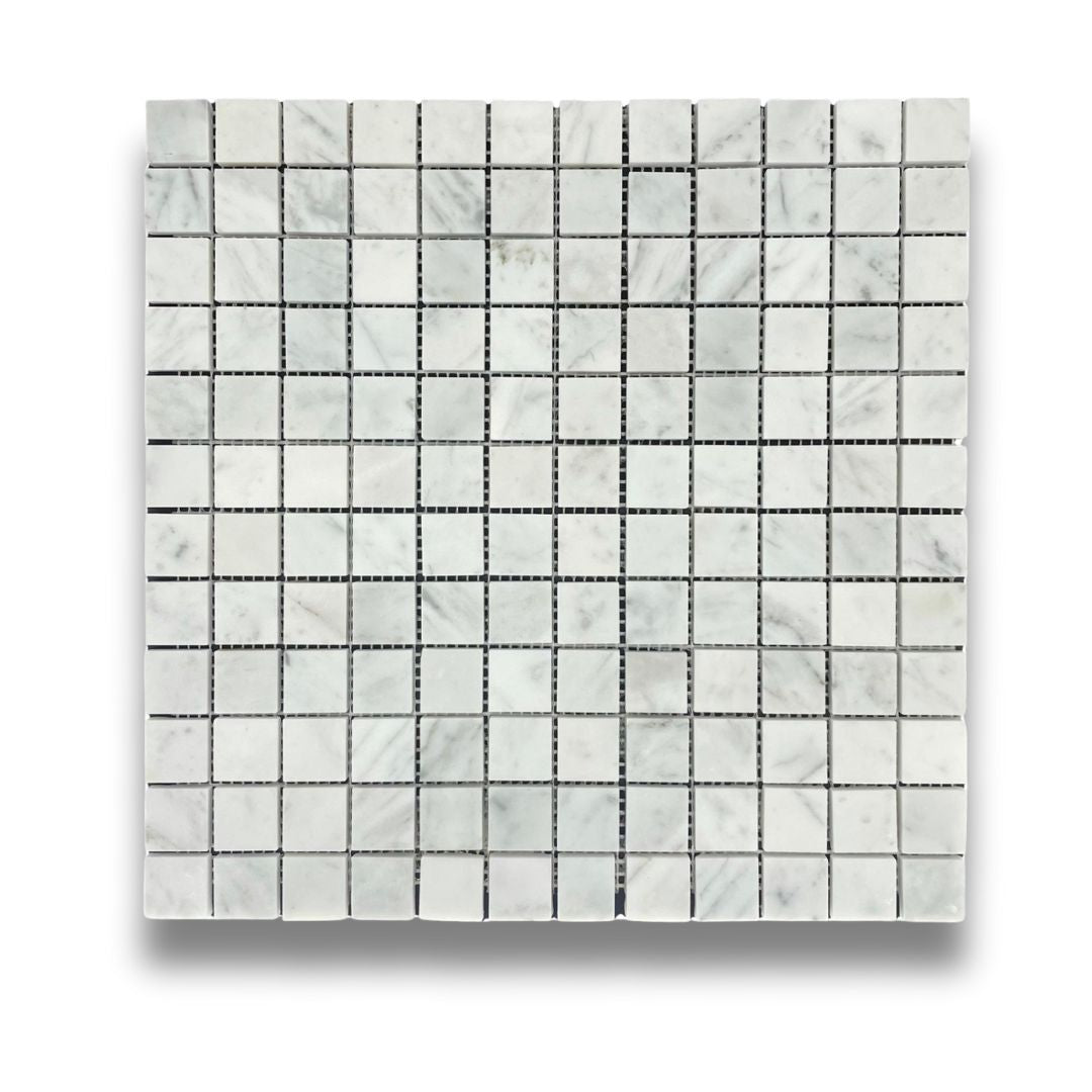 Stone Square Carrara Honed 25x25mm