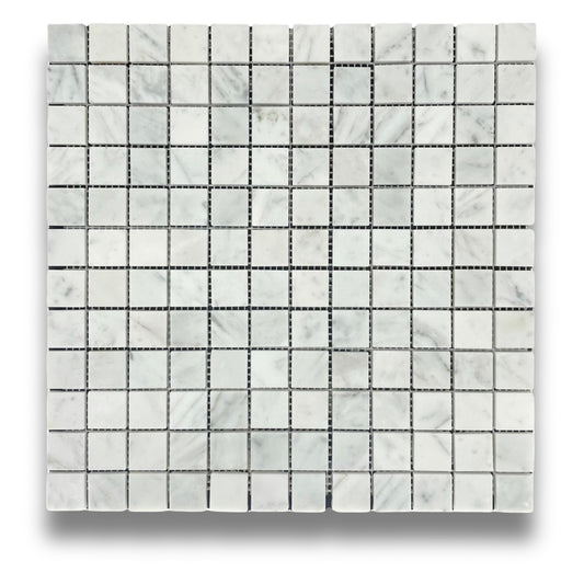 Stone Square Carrara Honed 25x25mm