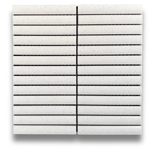 Concave Speckled White Matt 20x145mm
