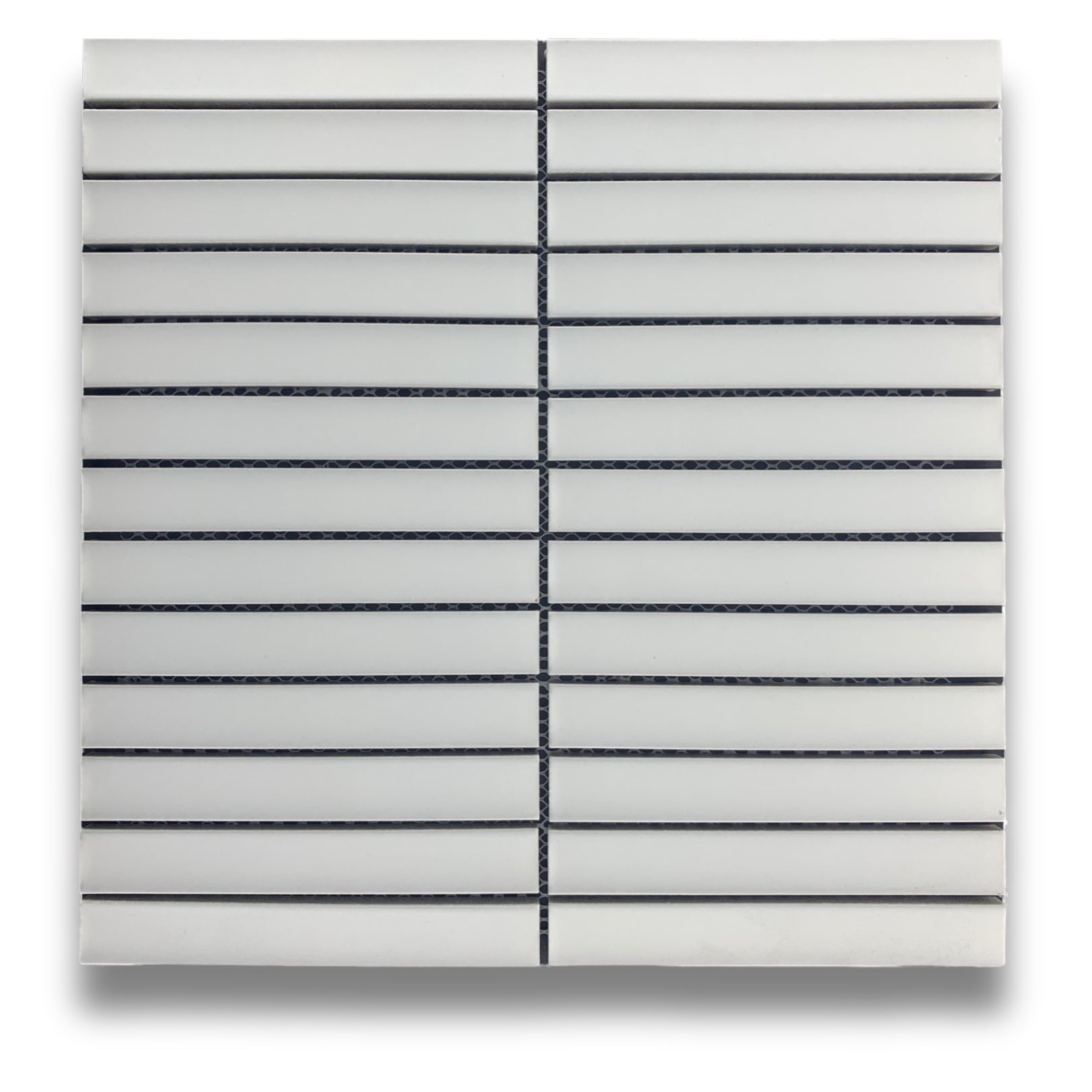 Concave White Stack Matt 20x145mm – Tile Bazaar