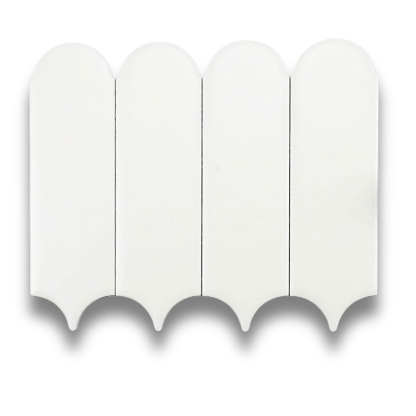 Feather White Matt 90x306mm