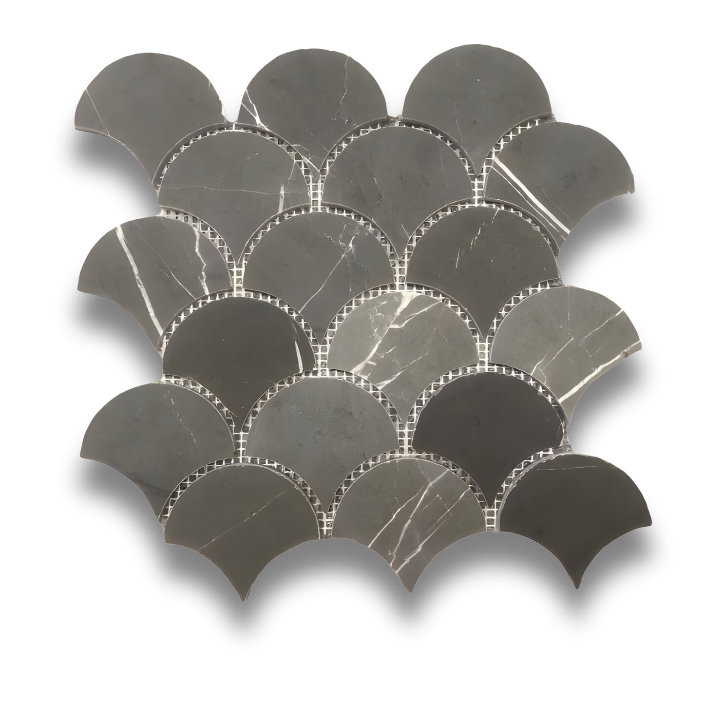 Fishscale Pietra Grey Honed 67x79mm