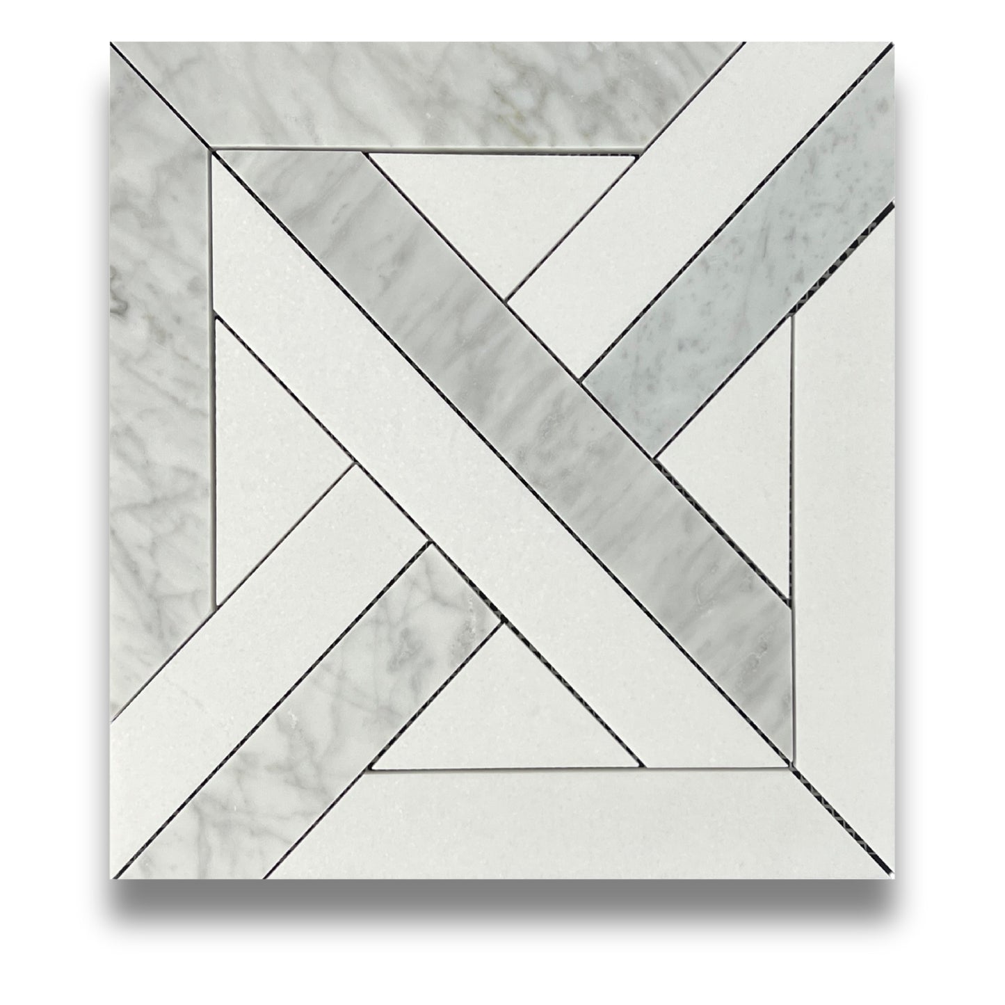 Parquet Carrara & Thassos Honed 299x299mm