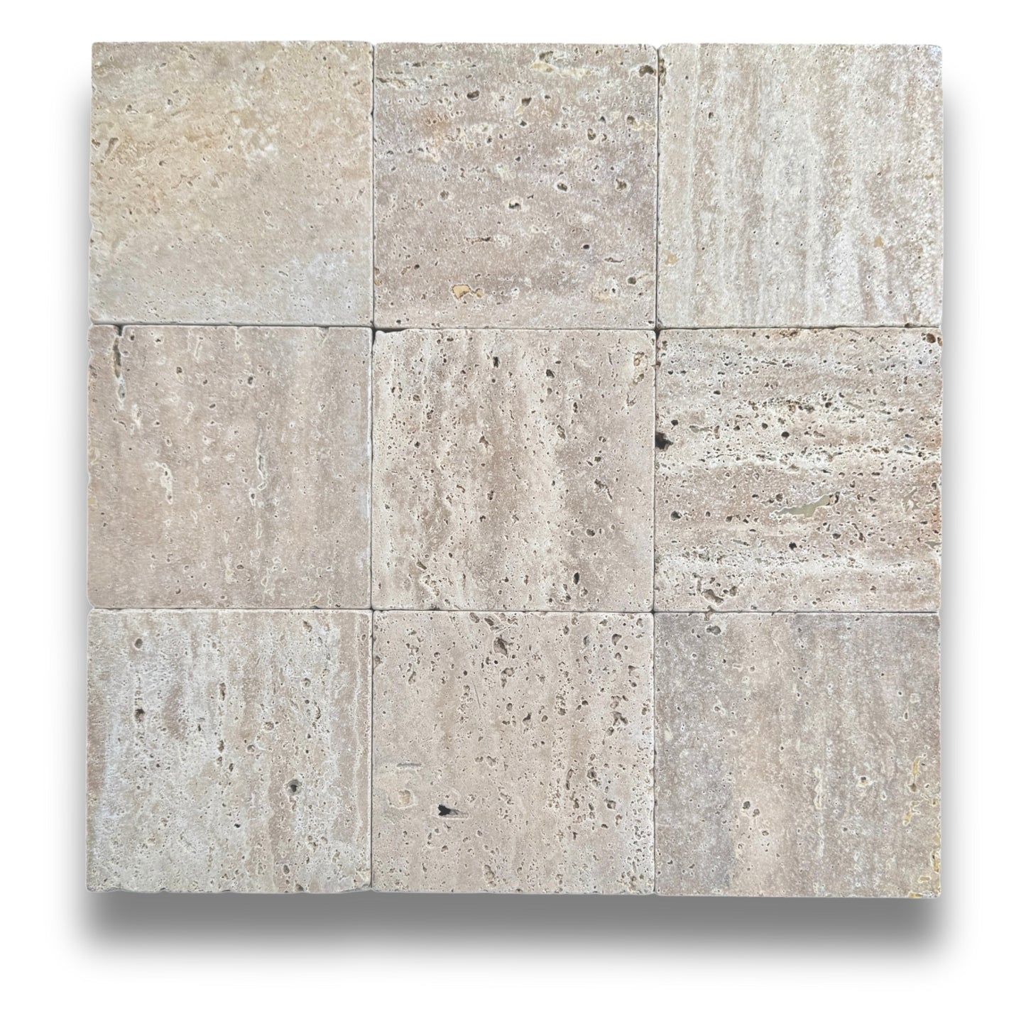 Stone Square Trav Classic Tumbled 100x100mm