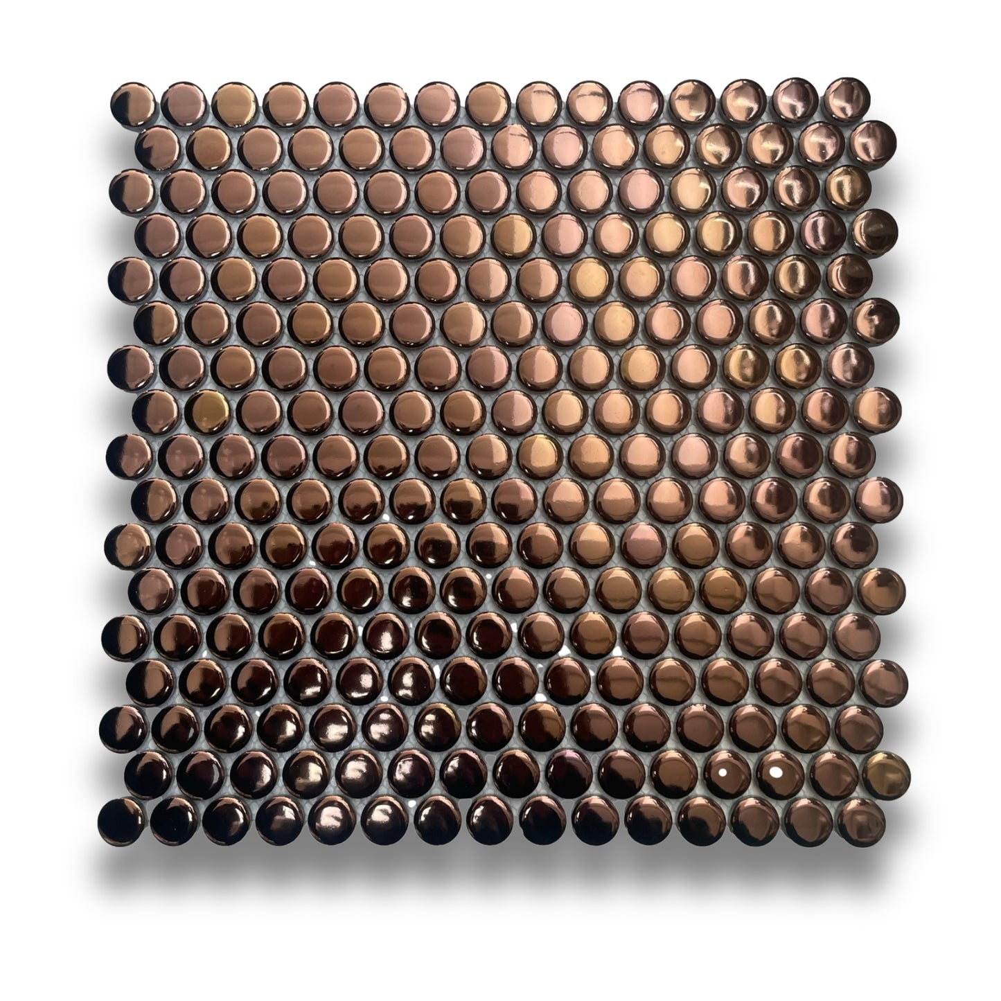 Penny Round Rose Gold Gloss 19mm