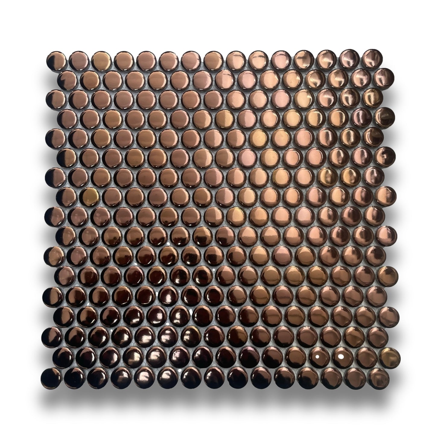 Penny Round Rose Gold Gloss 19mm