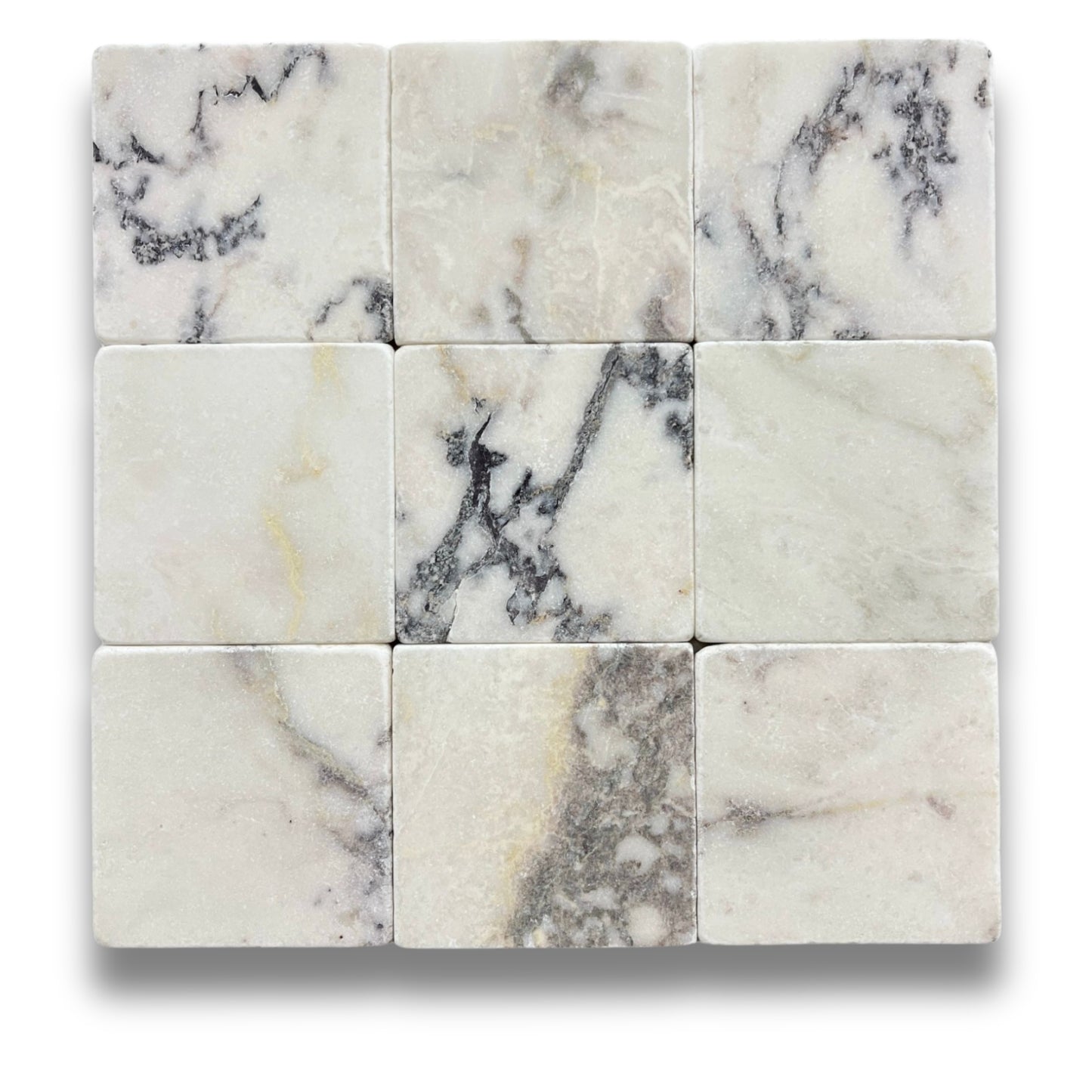 Stone Square Viola Tumbled 100x100mm