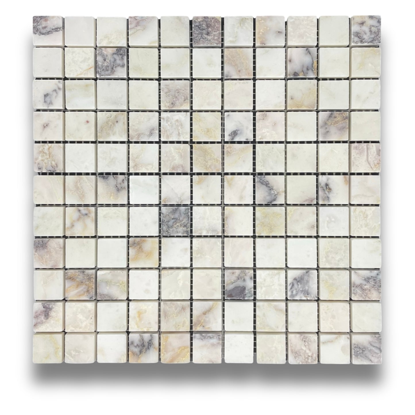 Stone Square Viola Honed 25x25mm