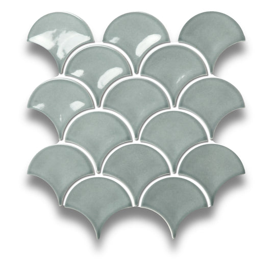 Fishscale Smoky Green 95x86mm