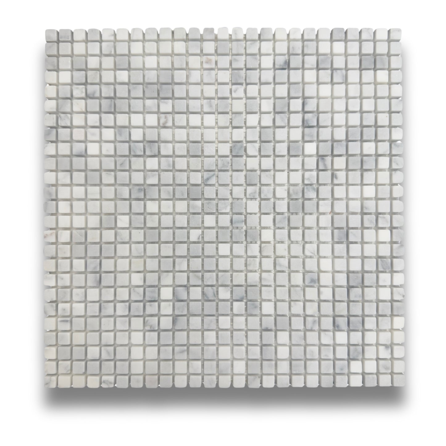 Mini Square Carrara Tumbled 10x10x7mm