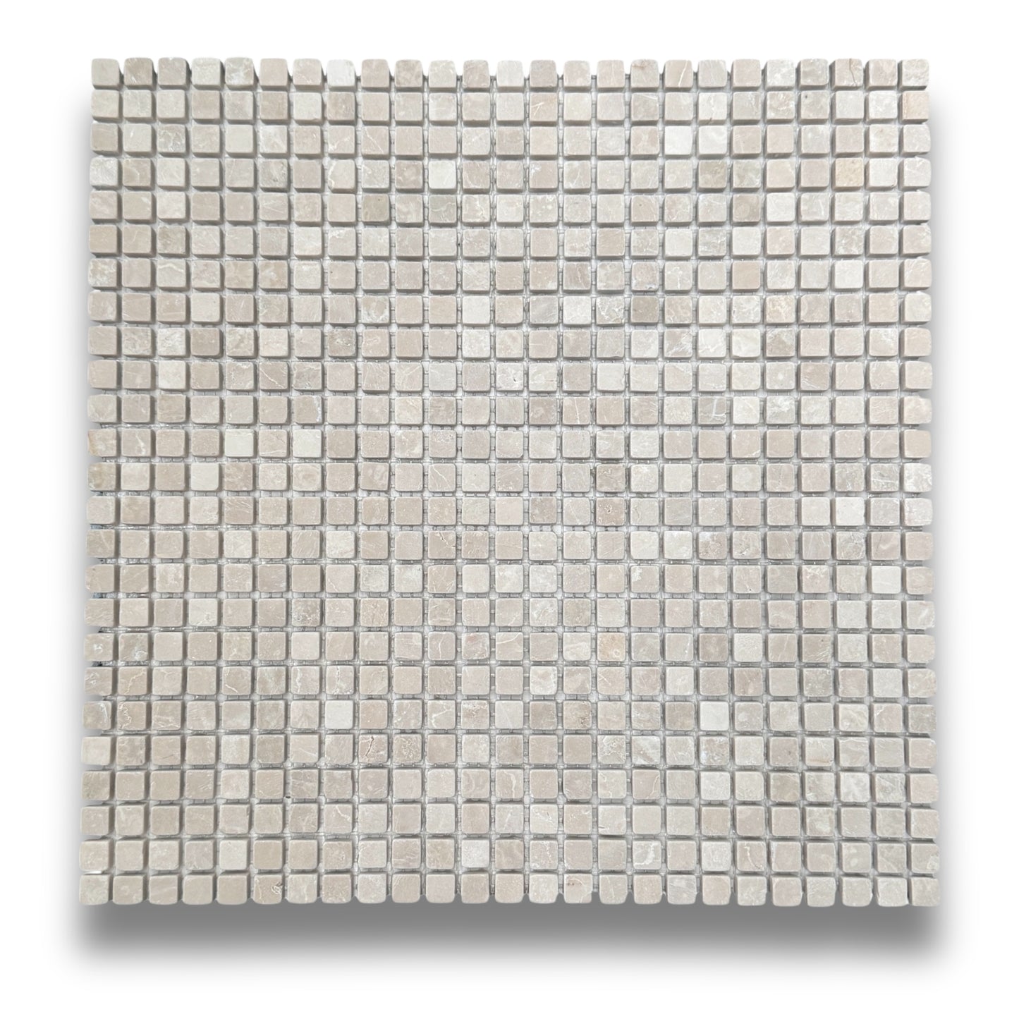 Mini Square Botticino Tumbled 10x10mm