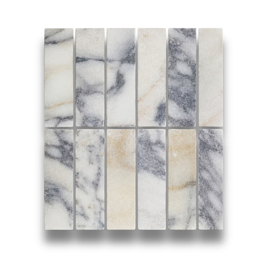 Subway Calacatta Viola Tumbled 45x150mm