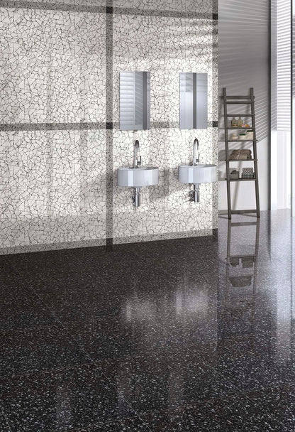 Terrazzo Venezia Nero Polished 600x1200mm