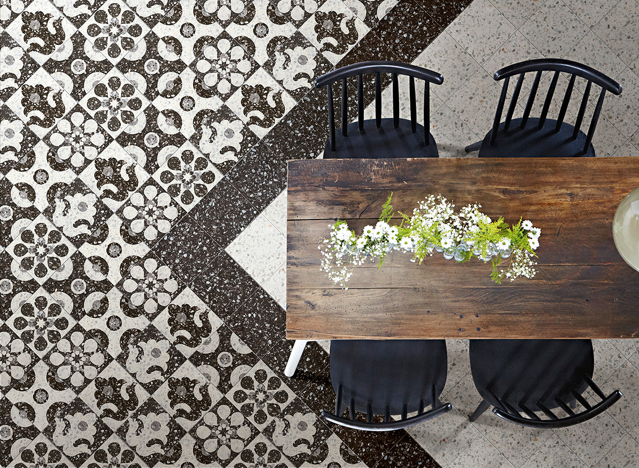 Terrazzo Venezia Nero Polished 600x1200mm