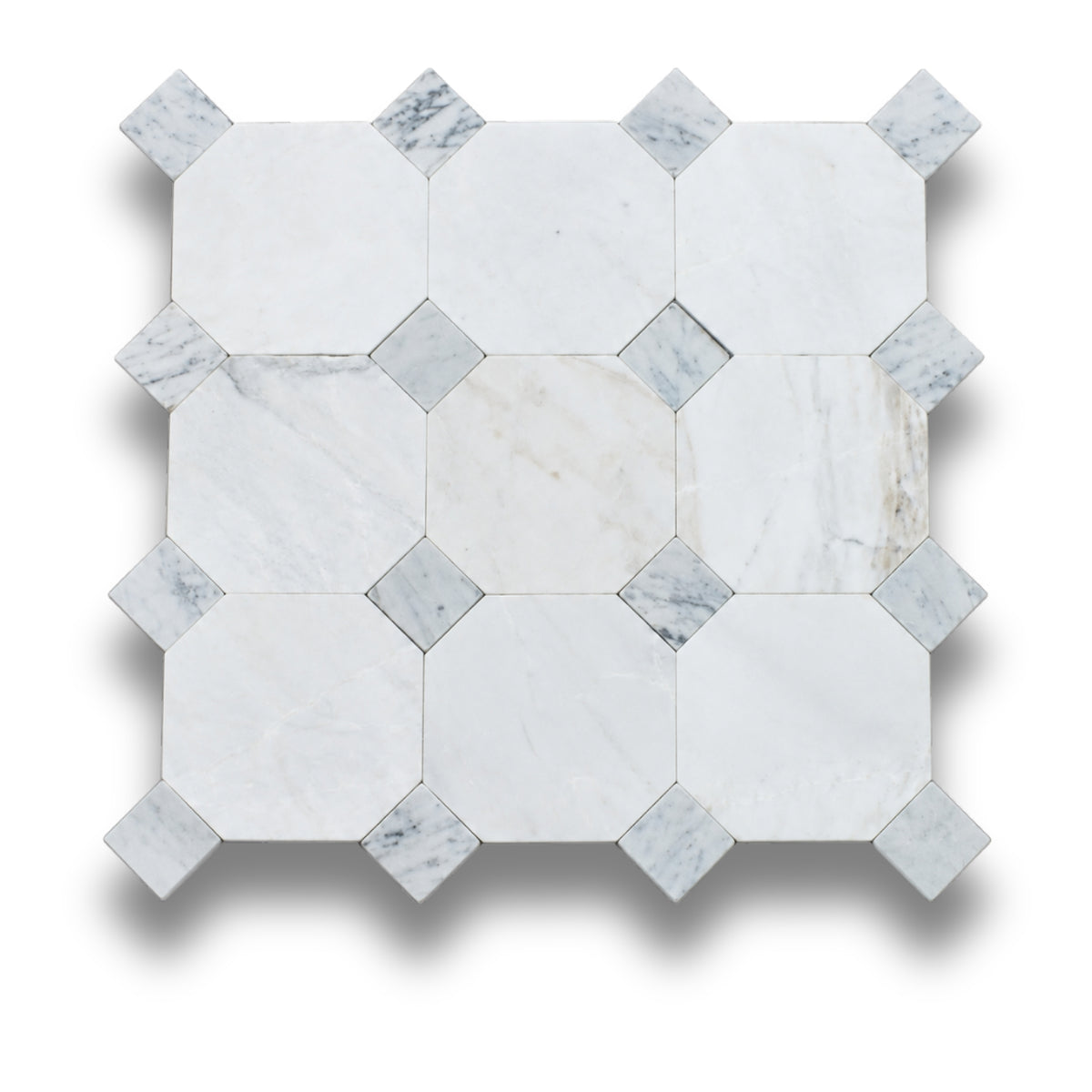 Bianco Oro Light w/Carrara Tumbled