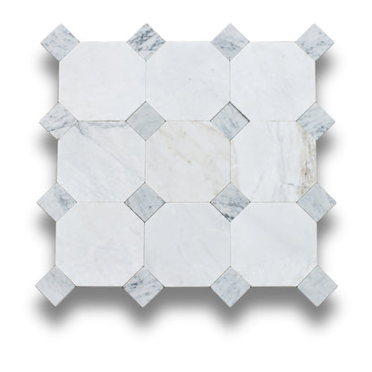 Bianco Oro Light w/Carrara Tumbled