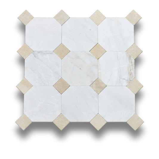 Bianco Oro Light w/Crema Serena Tumbled