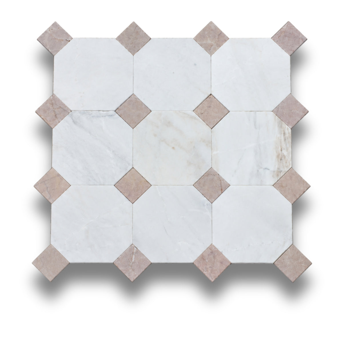Bianco Oro Light w/Rosado Tumbled