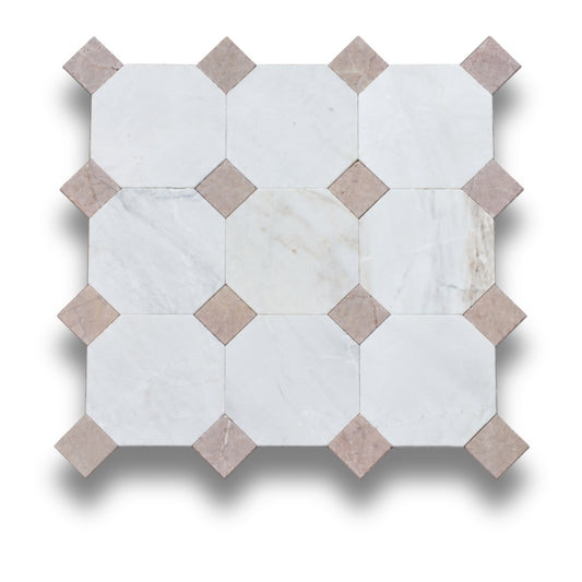 Bianco Oro Light w/Rosado Tumbled