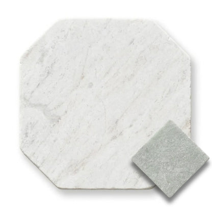 Bianco Oro Light w/Verdi Cristallo Tumbled