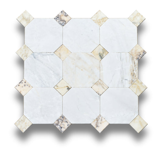 Bianco Oro Light w/Viola Oro Tumbled