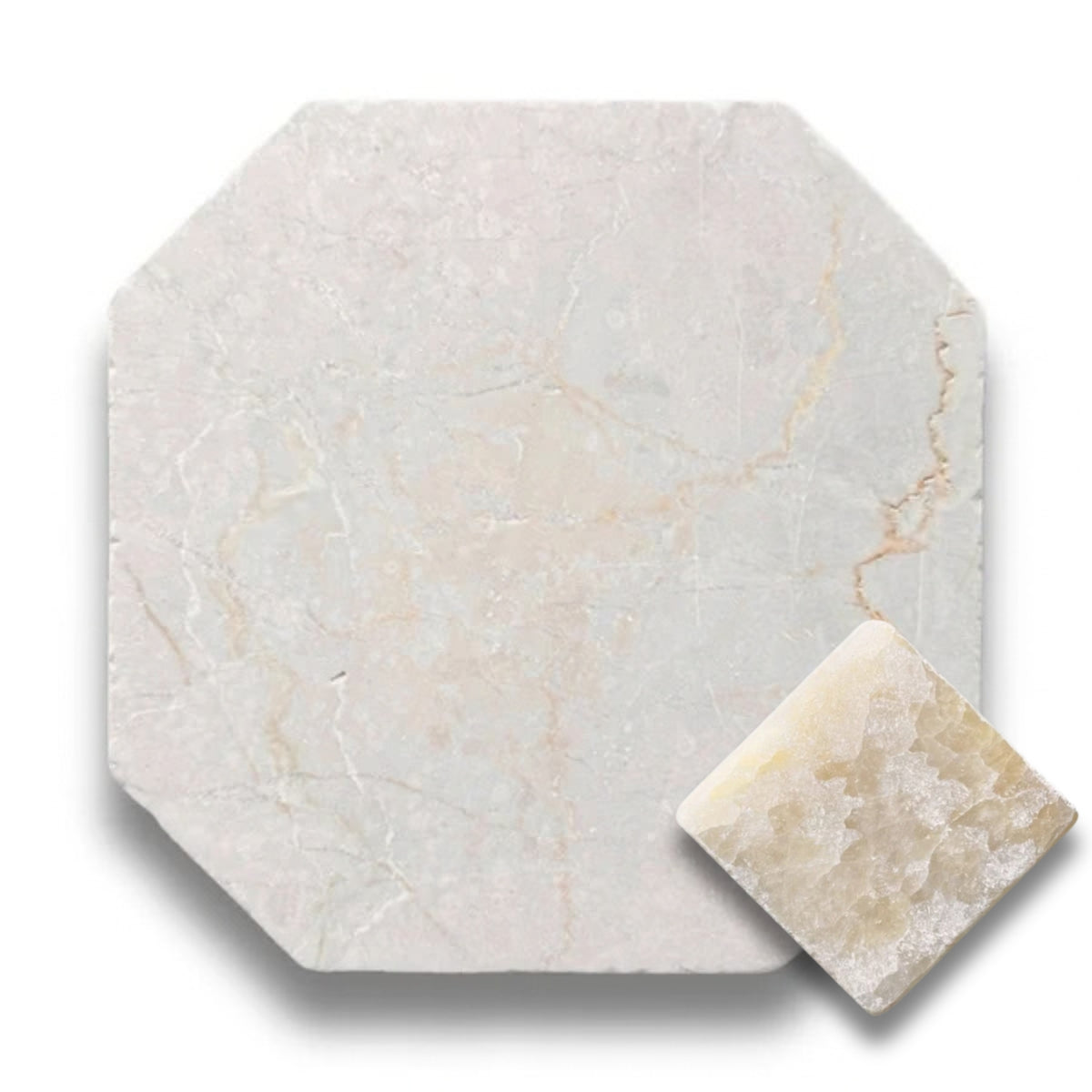 Botticino w/Honey Onyx Tumbled