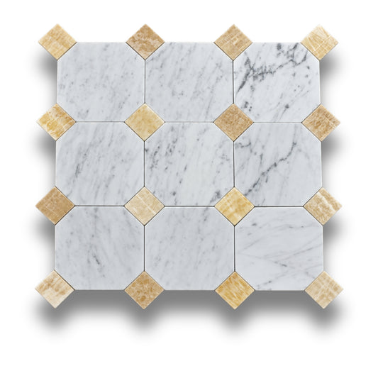 Carrara w/Honey Onyx Tumbled