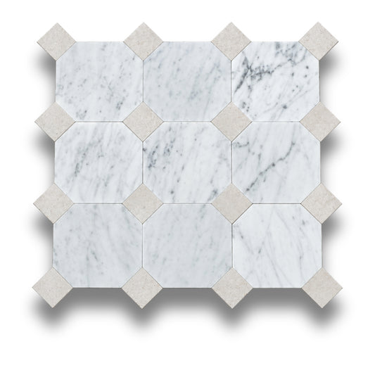 Carrara w/Sinai Pearl Tumbled