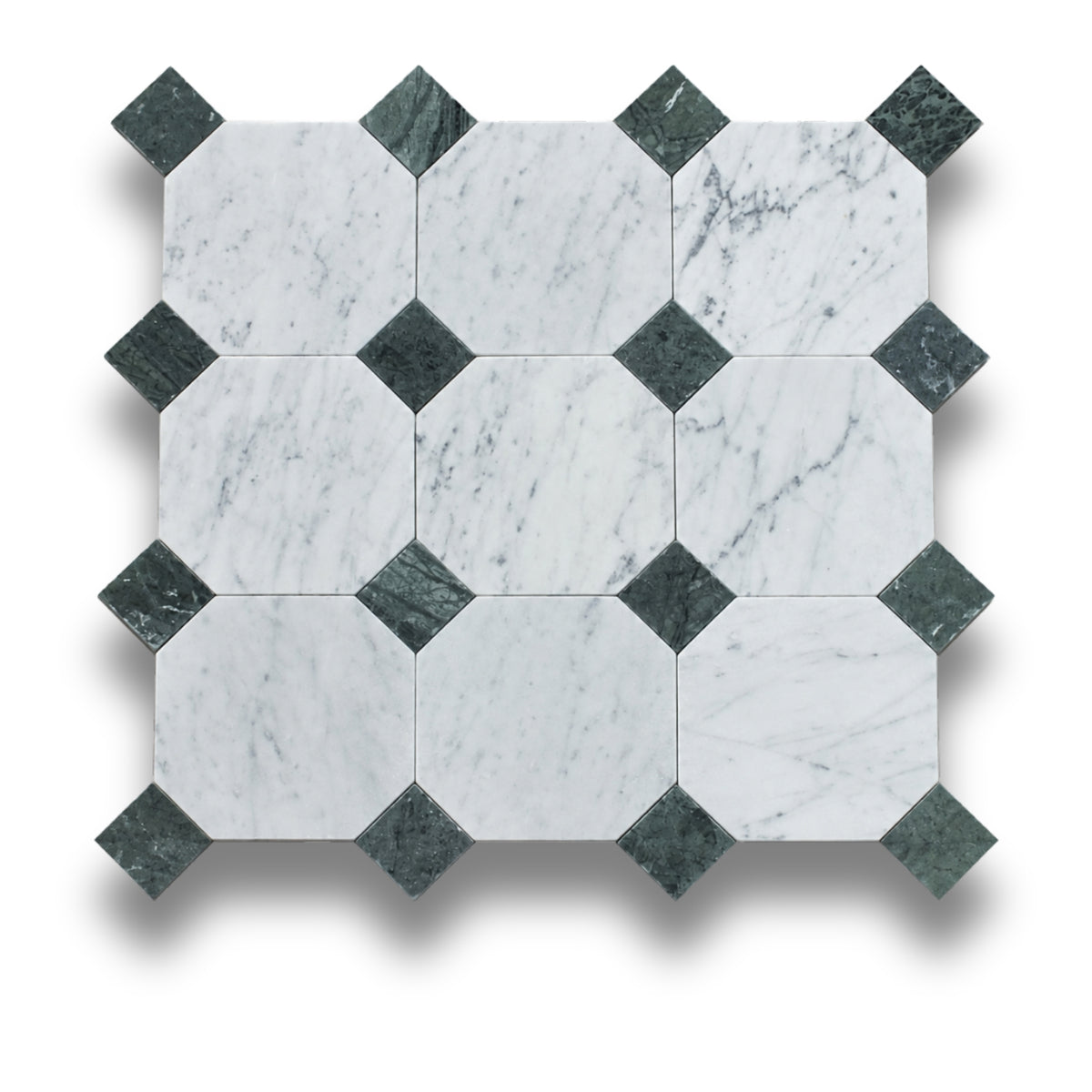 Carrara w/Taj Green Tumbled
